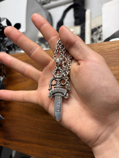Chrome Hearts ‘XL Jumbo’ 925 Silver Dagger Pendant