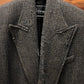 AW2021 Balenciaga Oversized ‘Shoulder-Pad’ Wool/Tweed Distressed Overcoat