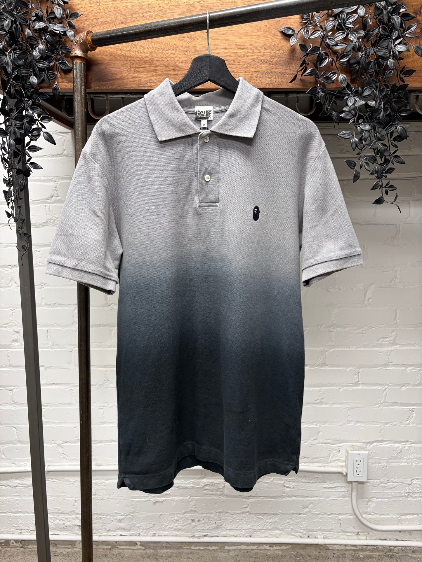 2007 Bape ‘Gradient Dip’ Embroidered Logo Polo