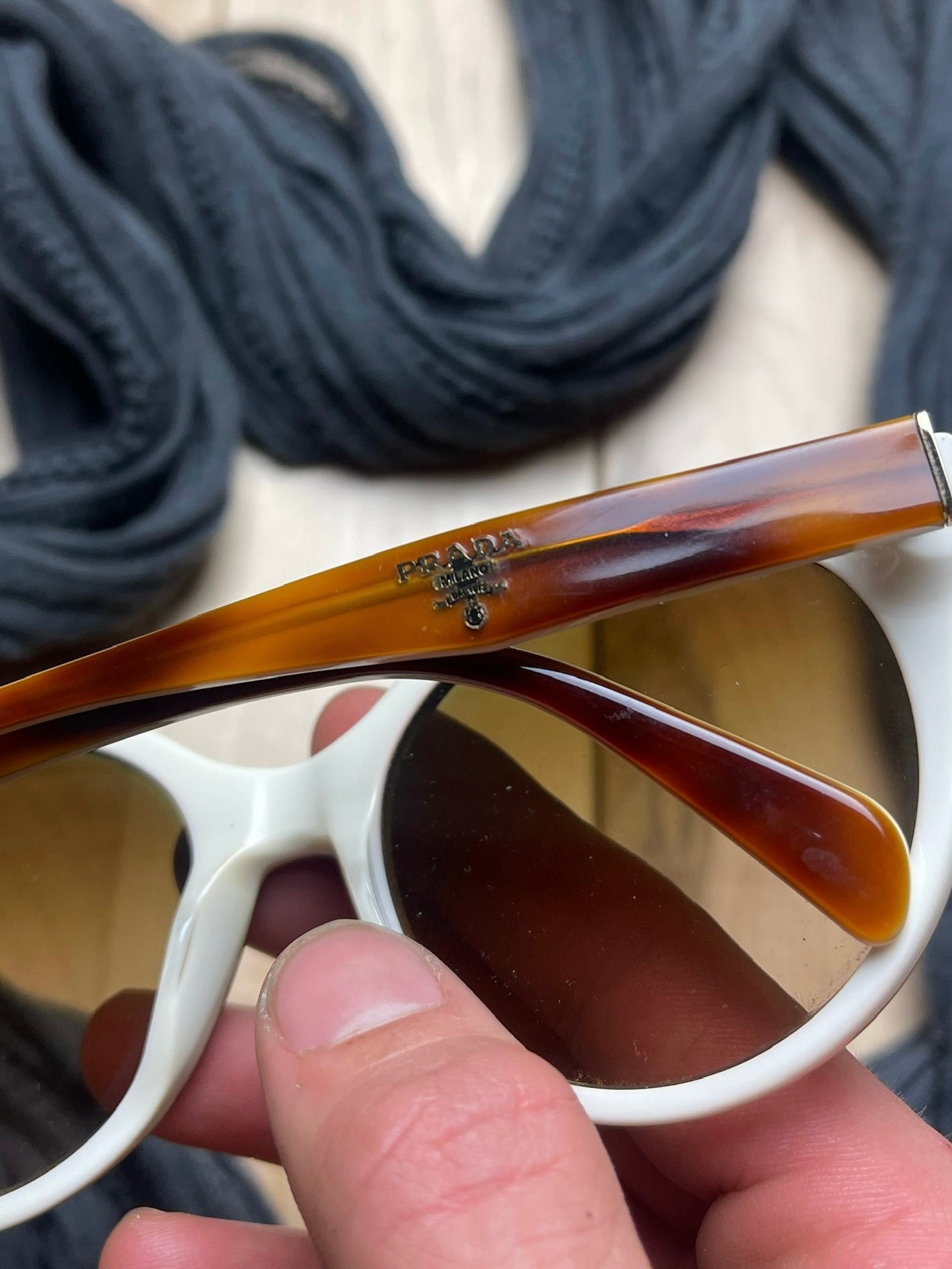 Prada Cat Eye Brown Tortoiseshell Sunglasses