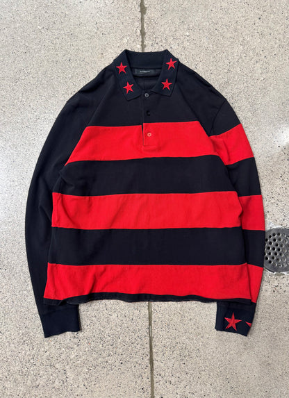AW2012 Givenchy ‘Stars & Stripes’ Rugby Long Sleeve Polo