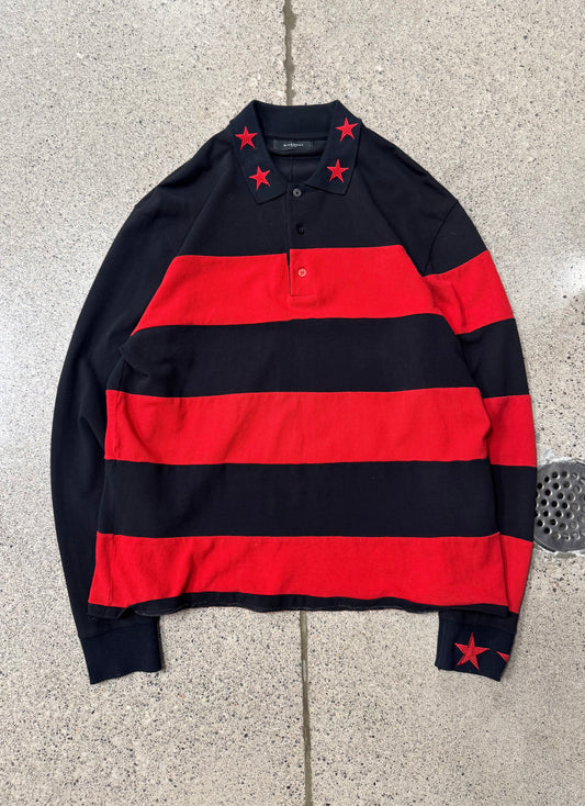 AW2012 Givenchy ‘Stars & Stripes’ Rugby Long Sleeve Polo