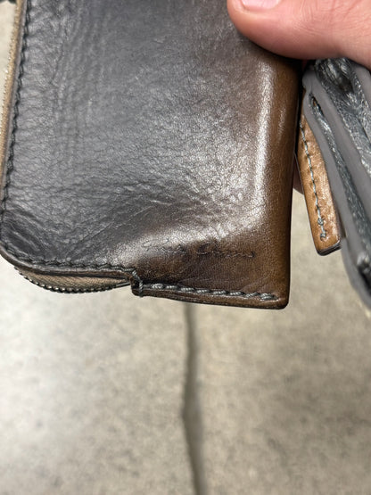 Rick Owens Brown Patina Leather Wallet