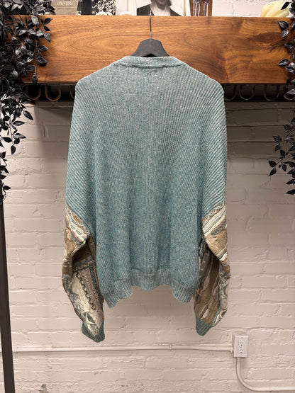 Acne Studios ‘Coogi’ Vintage Inspired Brown/Blue Knit Sweater