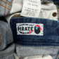 2000s Bape ‘Pirate Milo’ Blue Boot Cut Denim