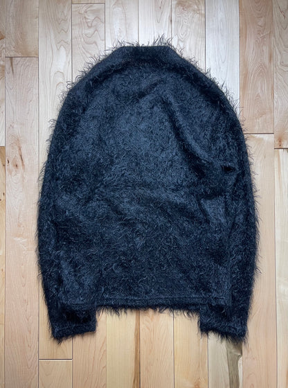 Tornado Mart Black Mohair Cardigan