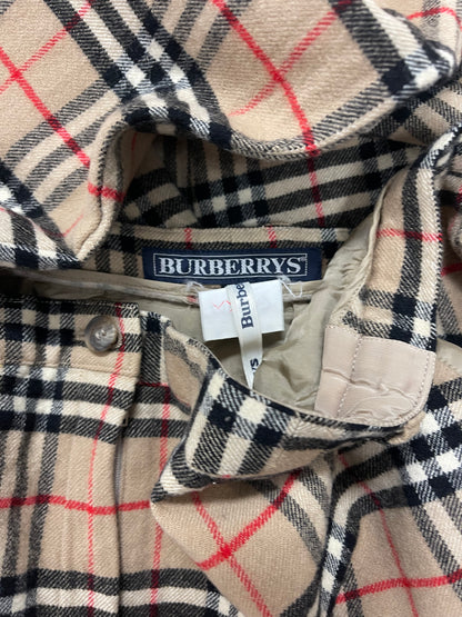 Vintage Burberry Nova Check Monogram Wool Trousers