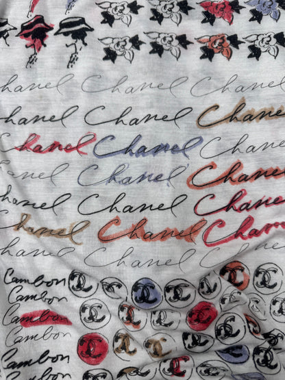 SS2006 Chanel ‘Cruise’ Semi Sheer Silk Long Sleeve Top