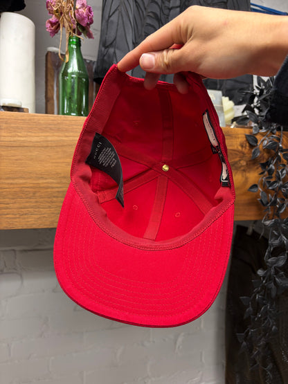 AW2018 Gucci x MLB ‘New York Yankees’ Red Strap-Back Baseball Cap