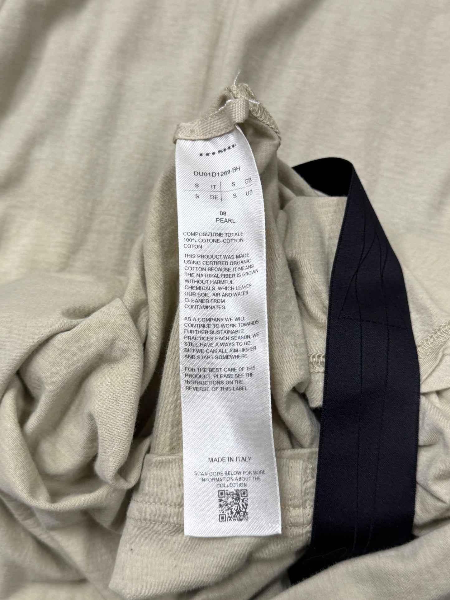 Rick Owens DRKSDHW ‘Double Layer’ Hustler Pearl Long Sleeve