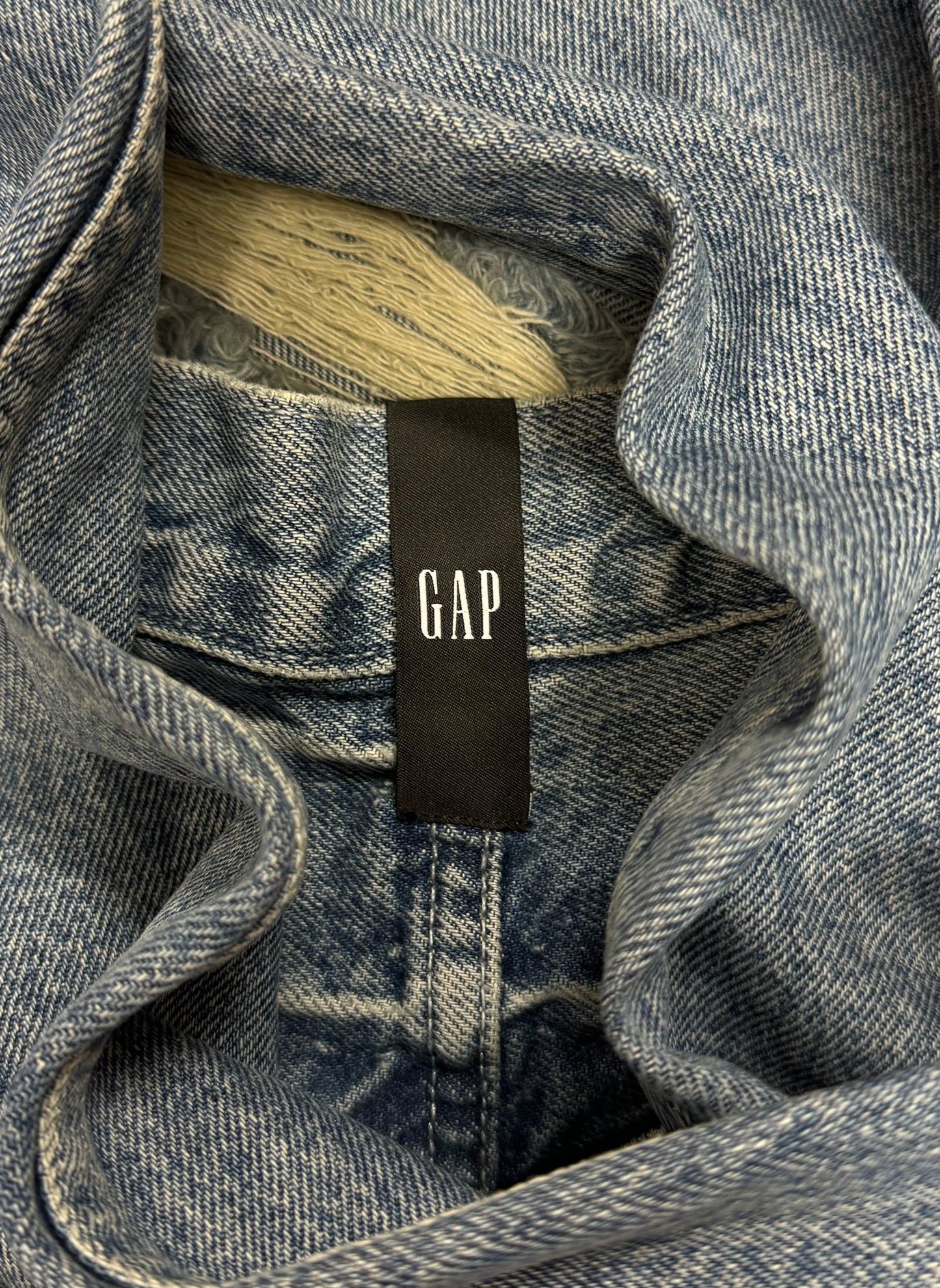 Yeezy x Gap Wide Leg Distressed Blue Denim