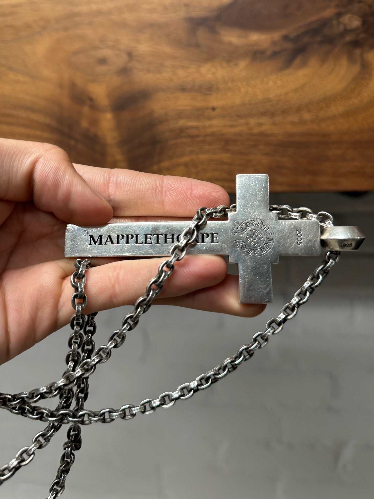 Chrome Hearts ‘Mapplethorpe’ XL Solid 925 Silver Jumbo Cross