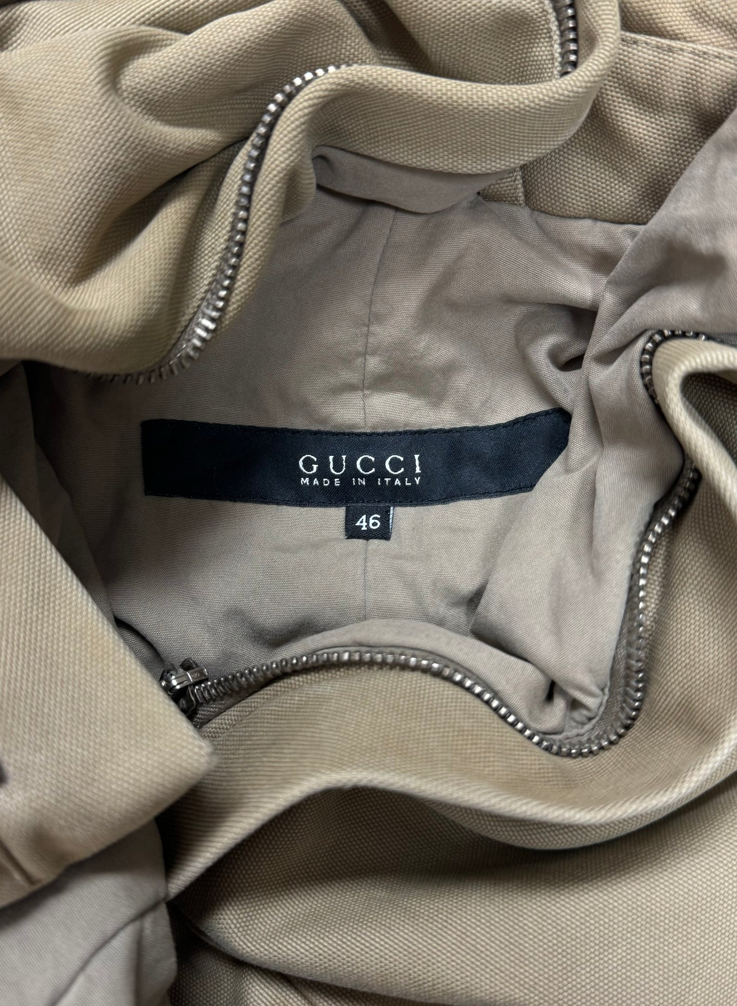 2000s Gucci by Tom Ford ‘French Army Blouson’ Vintage Military Jacket