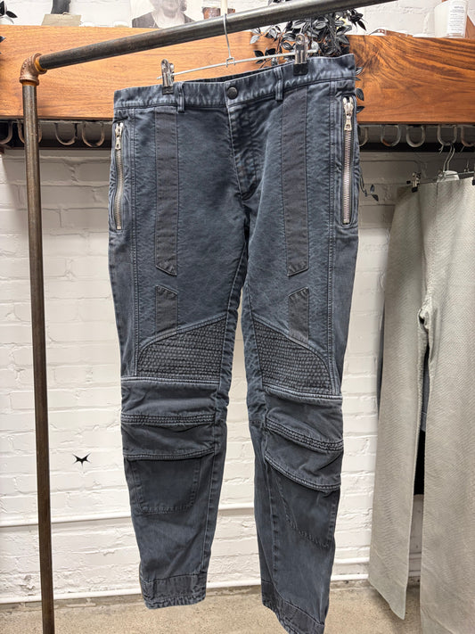 Dries Van Noten ‘Rustic Blue’ Biker Denim