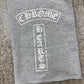 Vintage Chrome Hearts ‘T-Bar’ Logo Grey Drawstring Sweatpants