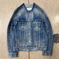 AW2022 Maison Margiela ‘Collarless’ Denim Trucker Jacket