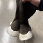 Rick Owens x Adidas ‘Dust’ Brown Suede Sock Runners