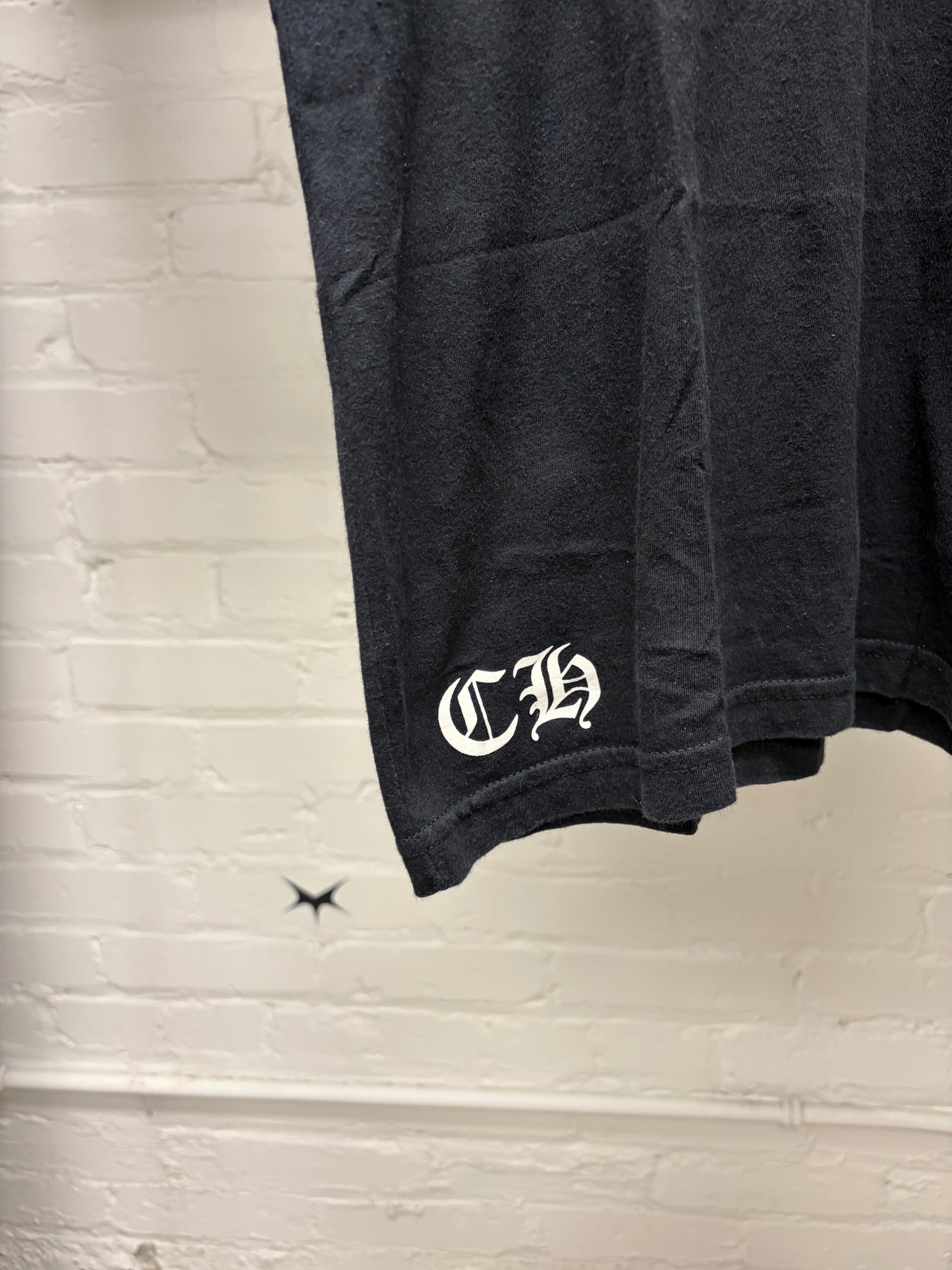 Chrome Hearts ‘Fleur Monogram’ Subtle Back Graphic Black T-Shirt