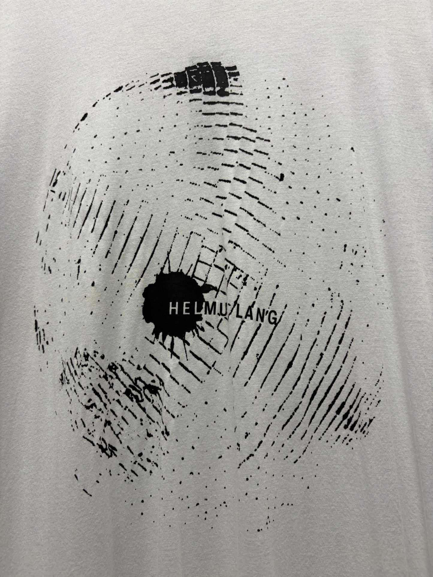 Helmut Lang ‘MR87 Heritage Logo’ White Graphic T-Shirt