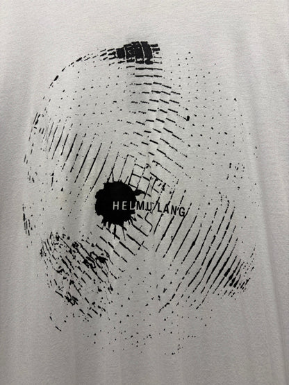 Helmut Lang ‘MR87 Heritage Logo’ White Graphic T-Shirt