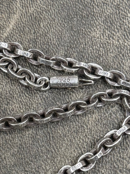 Chrome Hearts ‘Paper Chain’ 20” 925 Silver Necklace