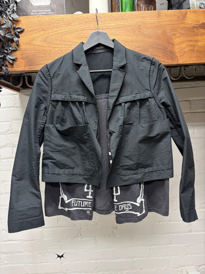 SS2011 Undercover Hybrid Black ‘T-Shirt Layered’ Reconstructed Blazer