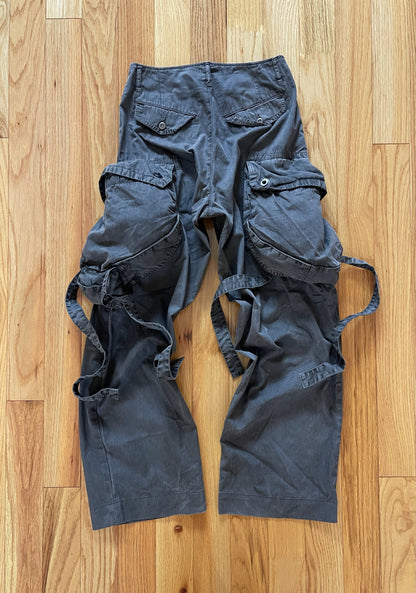 Spring Summer 2008 Julius Washed Grey Gas Mask Cargo Pants