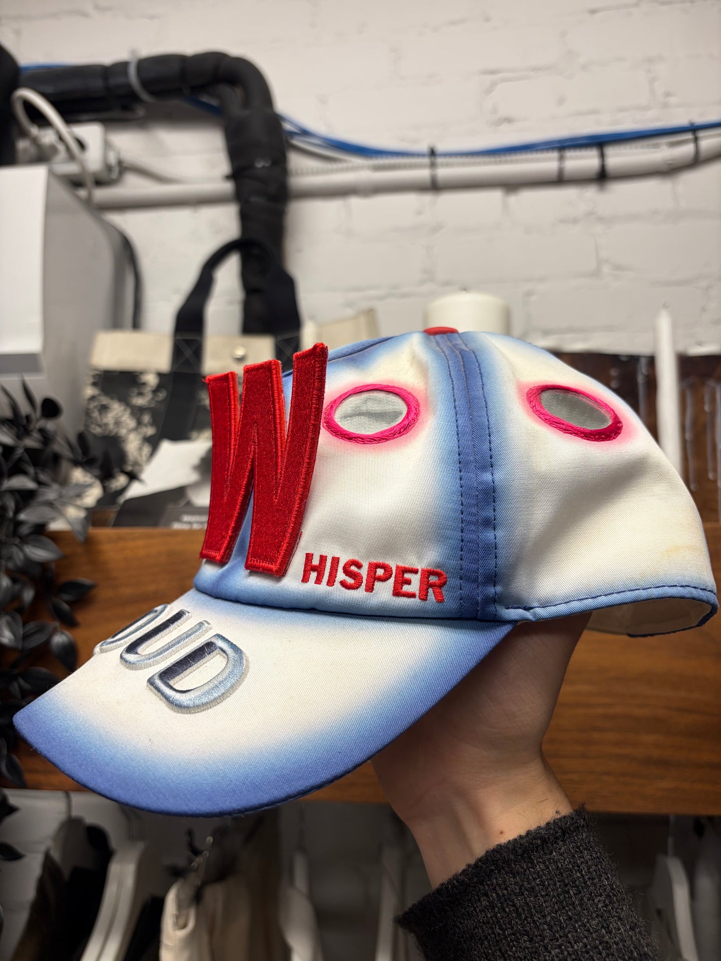 SS2021 Walter Van Beirendonck ‘Mirrors’ Strap-Back Baseball Cap