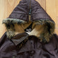 2000s Dolce & Gabbana Split Hood Fur Lined Brown Bomber Jacket