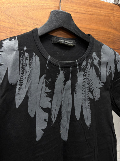 AW2003 Junya Watanabe ‘Feathers’ Neckline Print Graphic T-Shirt