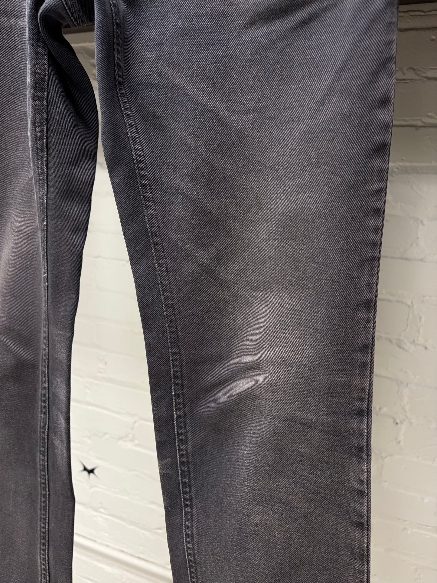 Dolce & Gabbana Washed Black Slim Cut Denim