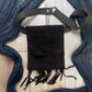 2000s Dolce & Gabbana Brown Suede Fringe Waist Bag