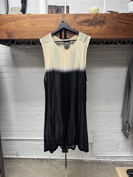 Ann Demeulemeester Semi-Sheer Gradient Dress