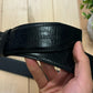 Balenciaga ‘Monaco’ Double B Black Leather Belt