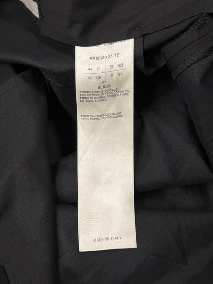 SS2018 Rick Owens ‘Dirt’ Mainline Cropped Black Trousers