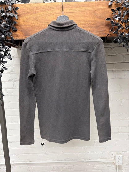 AW2005 Raf Simons ‘Poltergeist’ Thermal Cotton Long Sleeve Polo