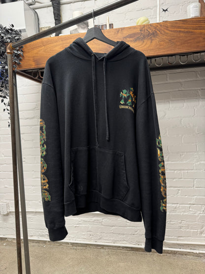 Chrome Hearts Black/Camo Horseshoe Logo Pullover Hoodie