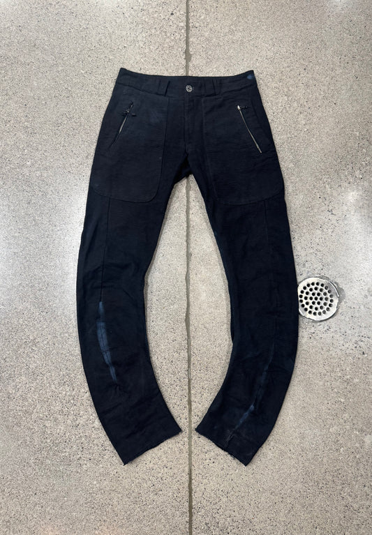 Zam Barrett Overlock Dyed J-Cut Denim