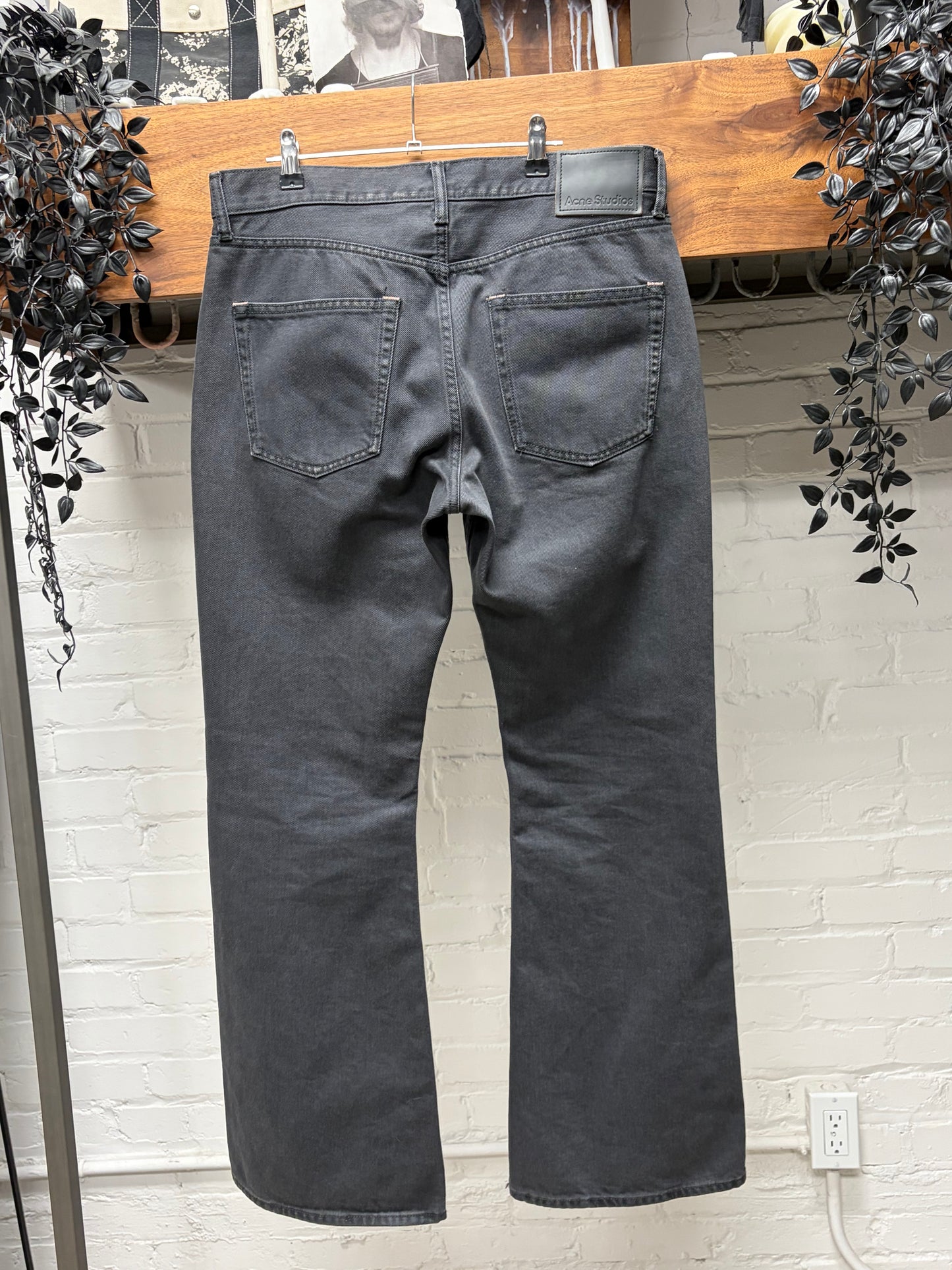 Acne Studios ‘2021’ Grey Flared Leg Denim