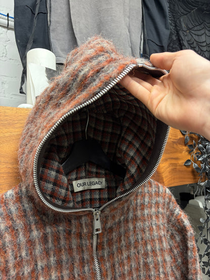 Our Legacy ‘Gimp’ Plaid Full Zip Hoodie