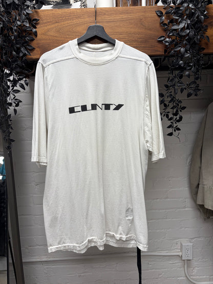 Rick Owens DRKSHDW ‘Cunty’ White Level T-Shirt
