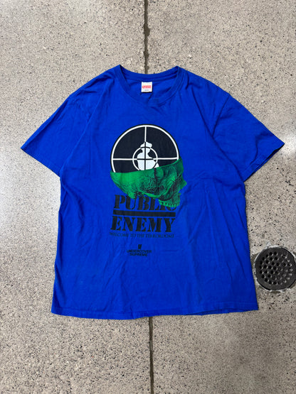 2018 Supreme x Undercover ‘Public Enemy’ Crosshairs Graphic T-Shirt