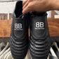 Balenciaga ‘Zen’ Black Low Top Leather Soccer Shoes