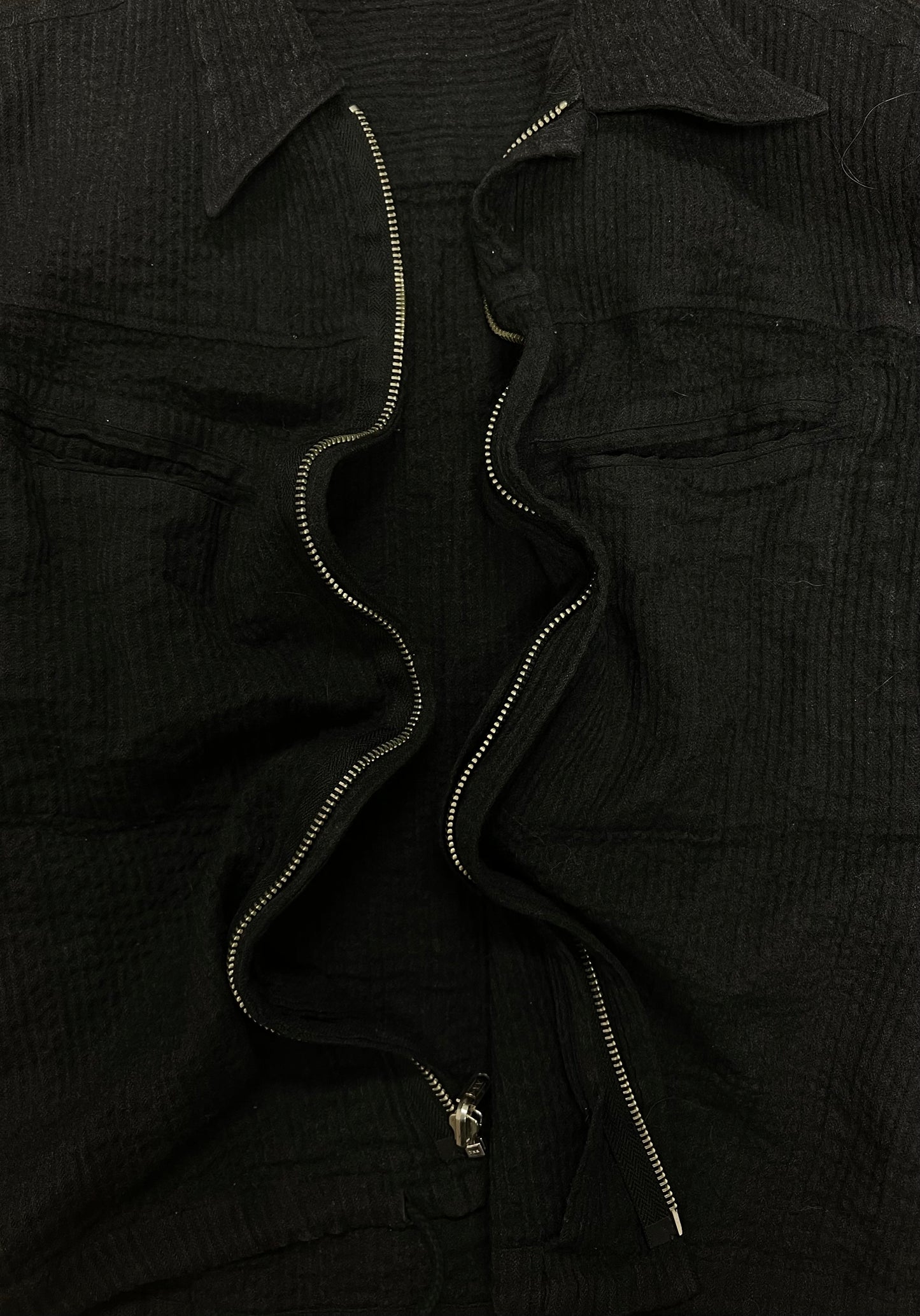 Ann Demeulemeester Rayon Double Pocket Work Jacket