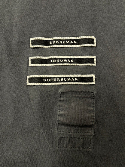 SS2018 Rick Owens ‘Dirt’ Subhuman Patch T-Shirt