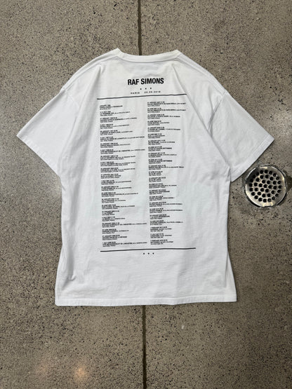 2019 Raf Simons ‘Paris’ T-Shirt
