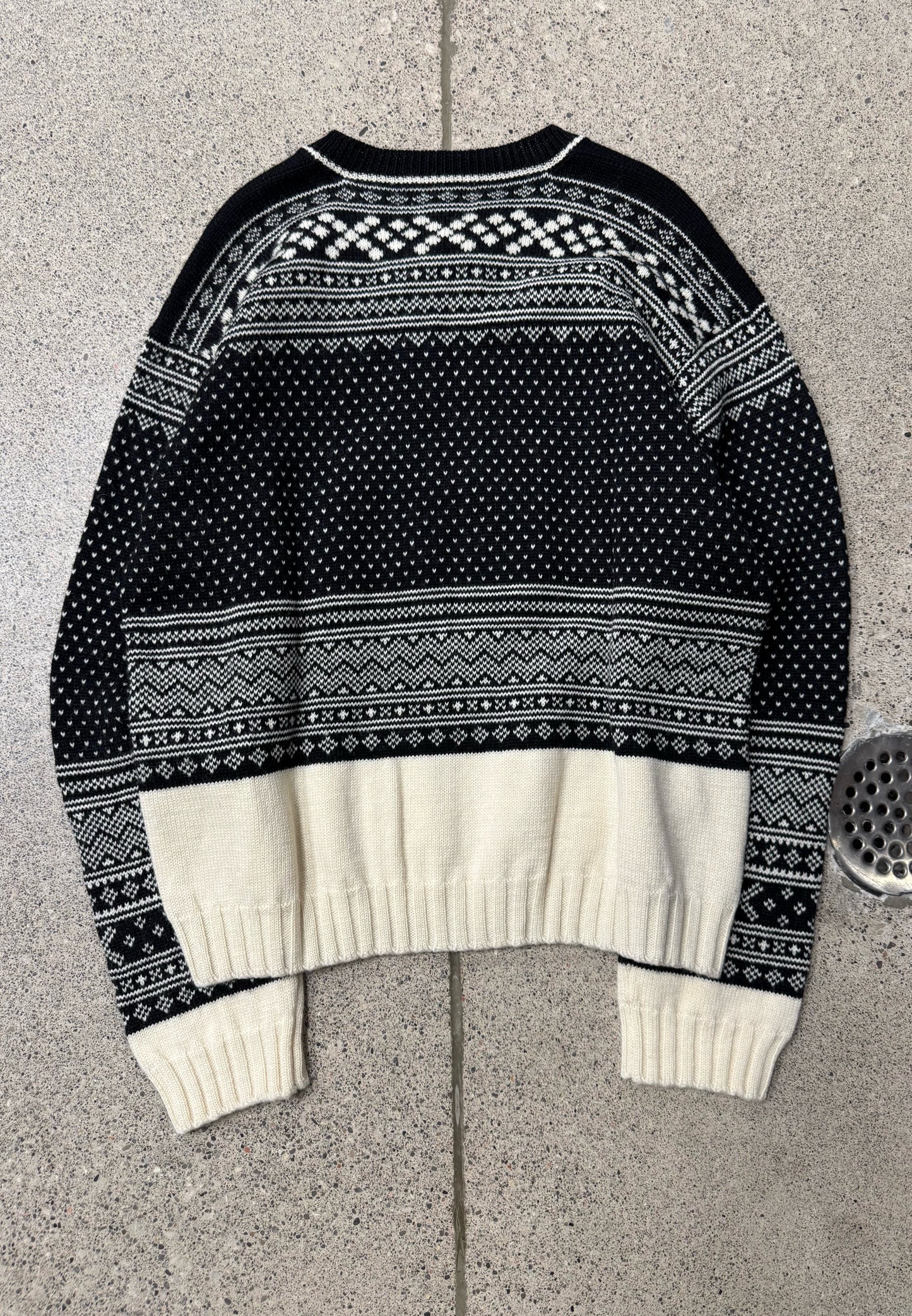 SAMPLE AW1998 Yohji Yamamoto Pour Homme ‘Nordic’ Wool Sweater