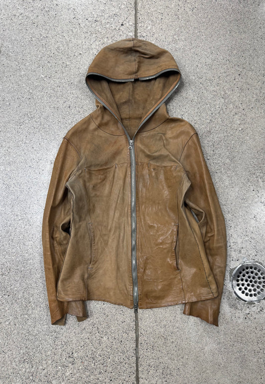 Isamu Katayama ‘Backlash’ Leather Full Zip Gimp Jacket