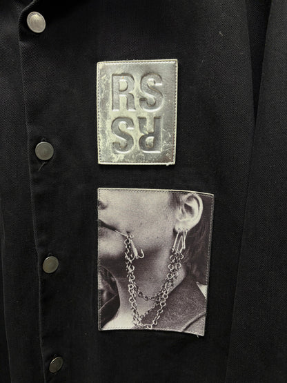 SS2019 Raf Simons x Robert Mapplethorpe Silver RS Patch Oversized Denim Shirt