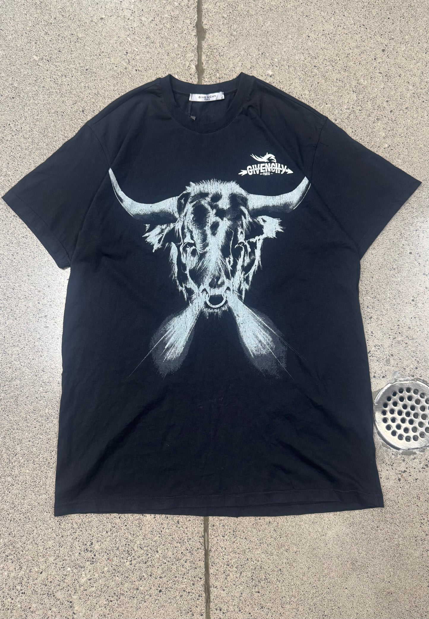 Givenchy ‘Raging Bull’ Black Graphic T-Shirt